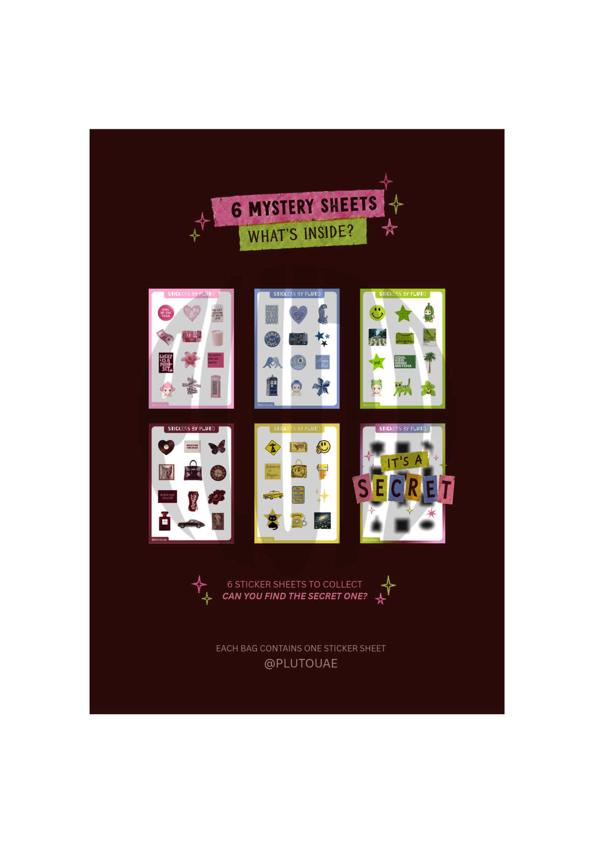 Mystery Sticker Sheet