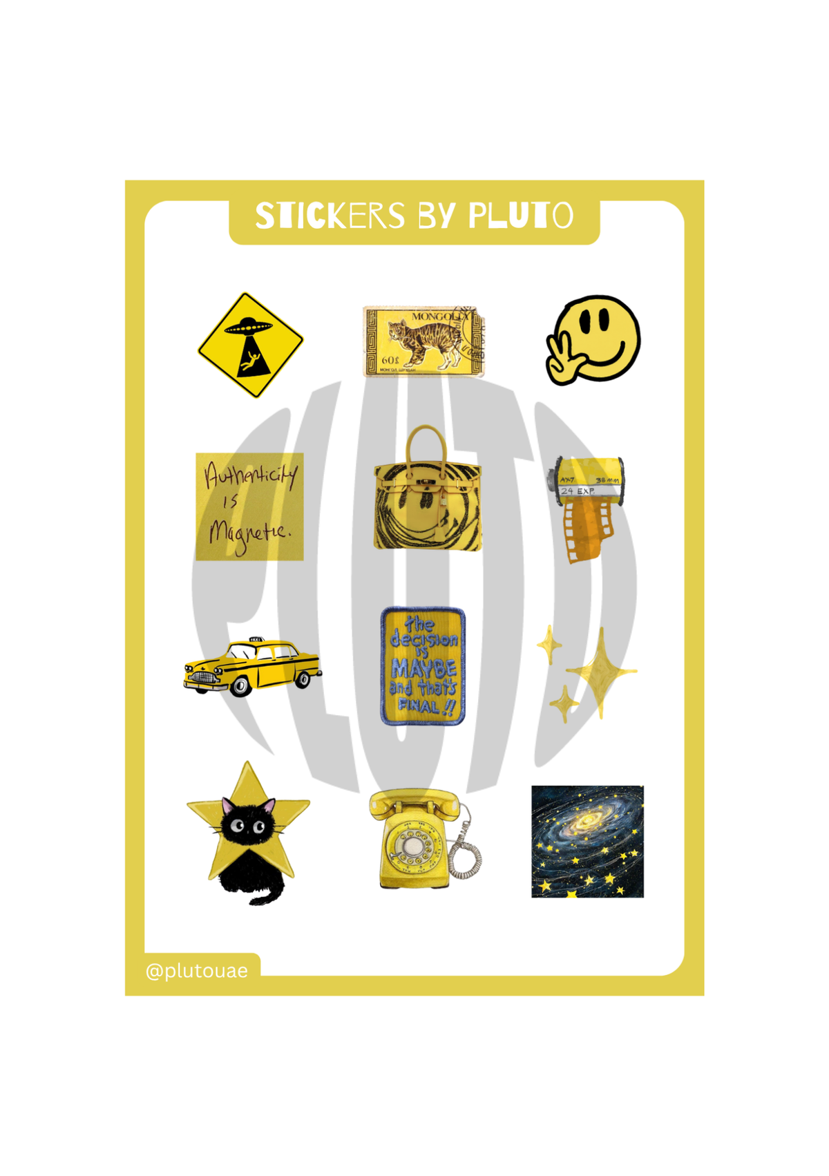Mystery Sticker Sheet